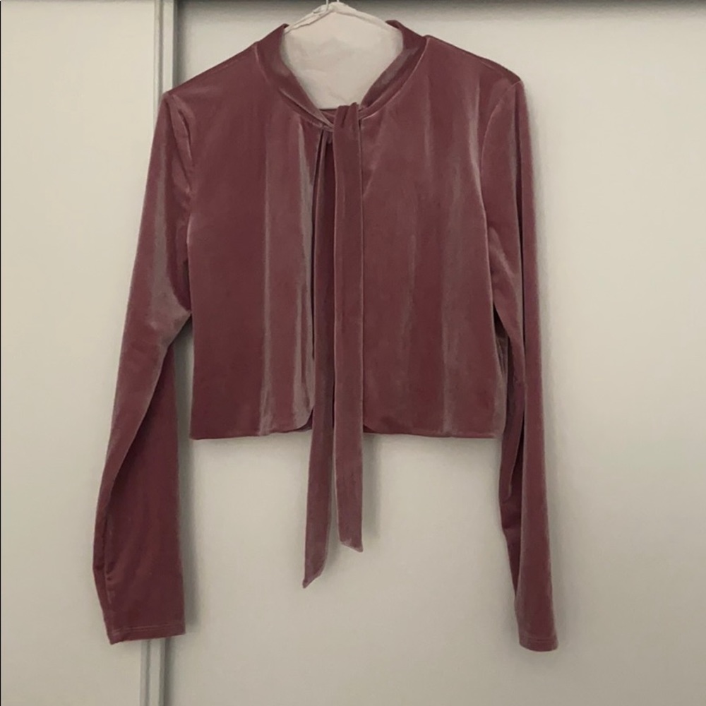 Forever 21 Pink Small Jacket/Cape w/ Bow Detail